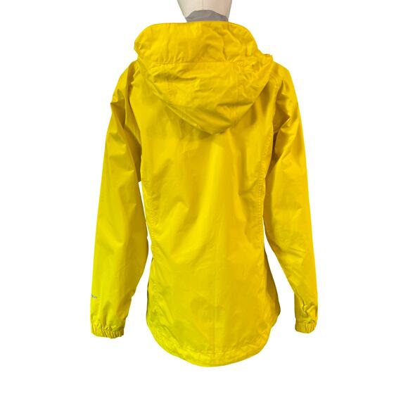 The North Face Women’s Yellow Rain Jacket Waterproof Hooded Small - Picture 5 of 11